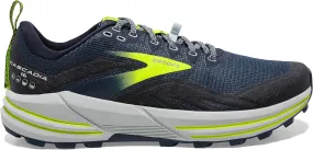 1103761D411 Brooks Men's Cascadia 16 Trail Titan/Peacoat/Nightlife Size 8.5 - Like New