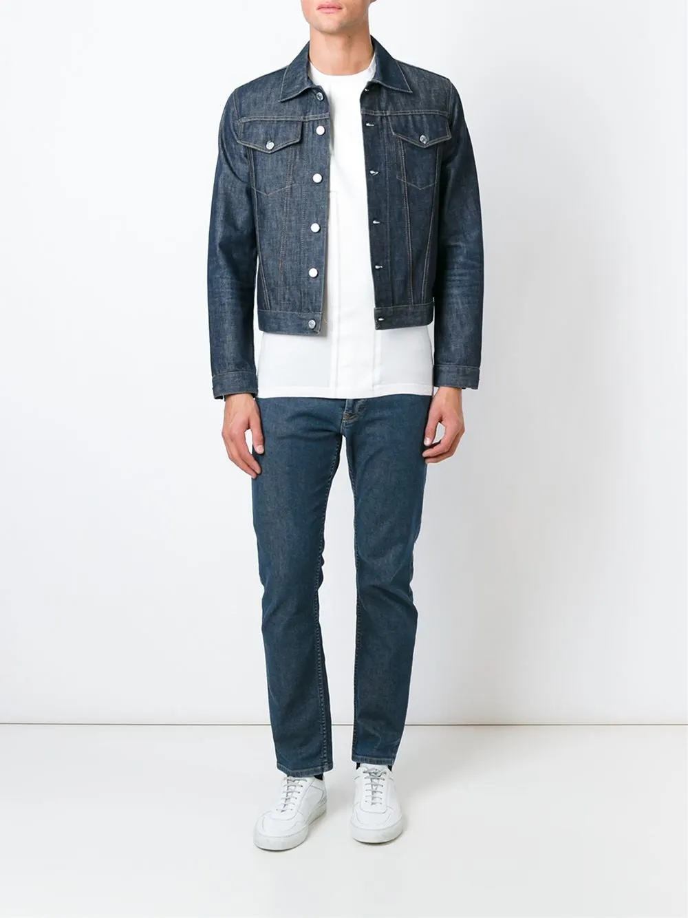 1998 Heavy Raw Denim Classic 2 Pocket Jacket