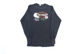 80's Harley Davidson Motorcycles San Jose, California Thermal LS T-Shirt