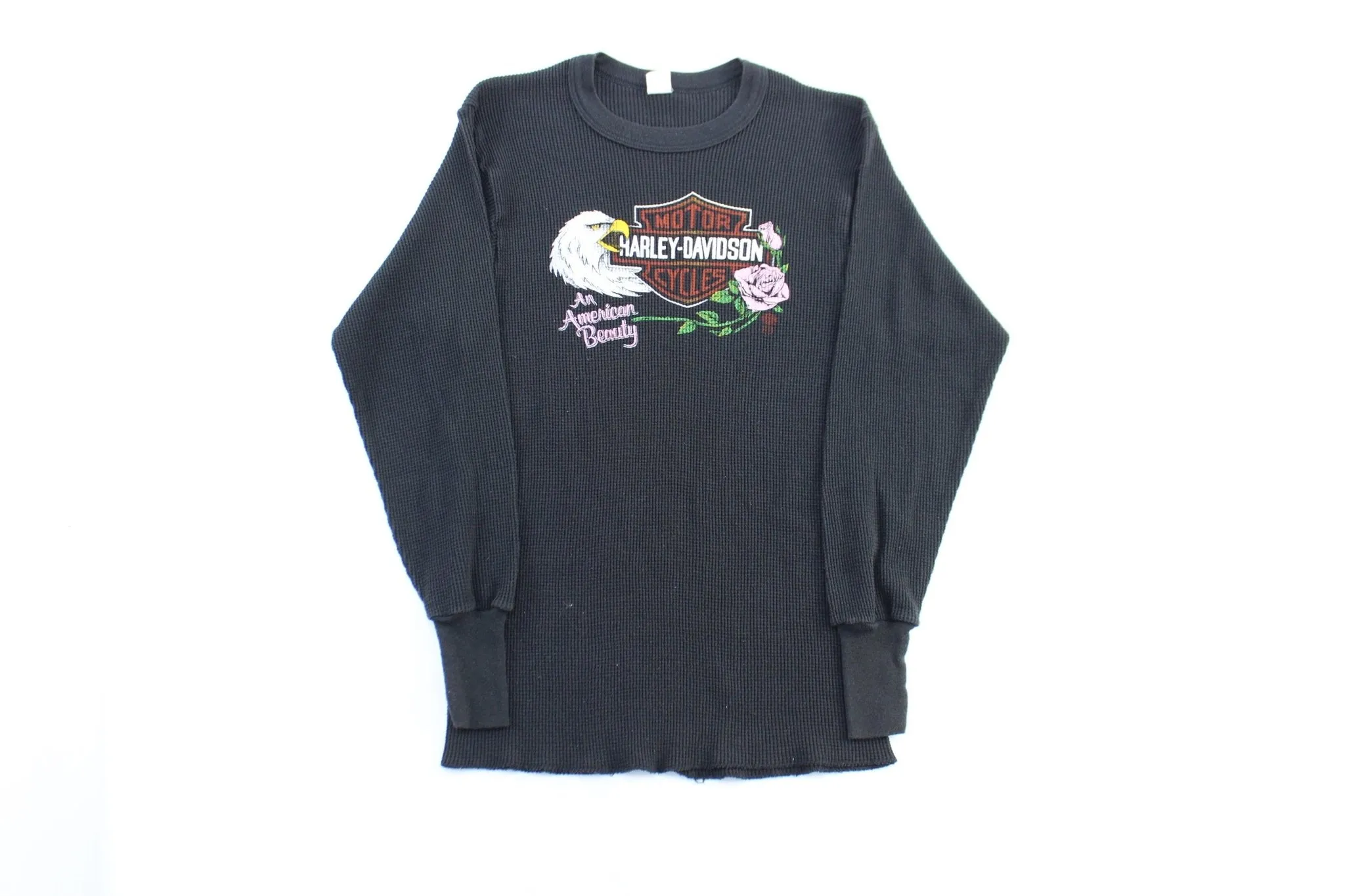 80's Harley Davidson Motorcycles San Jose, California Thermal LS T-Shirt
