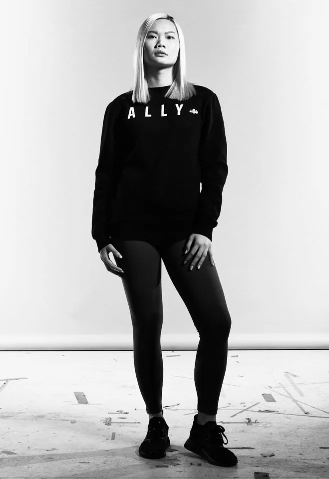 Ally Crew Neck Sweater | Black