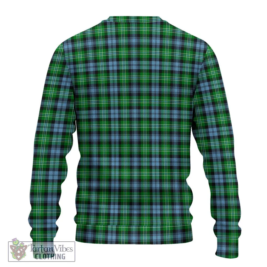 Arbuthnot Ancient Tartan Ugly Sweater with Family Crest DNA In Me Style