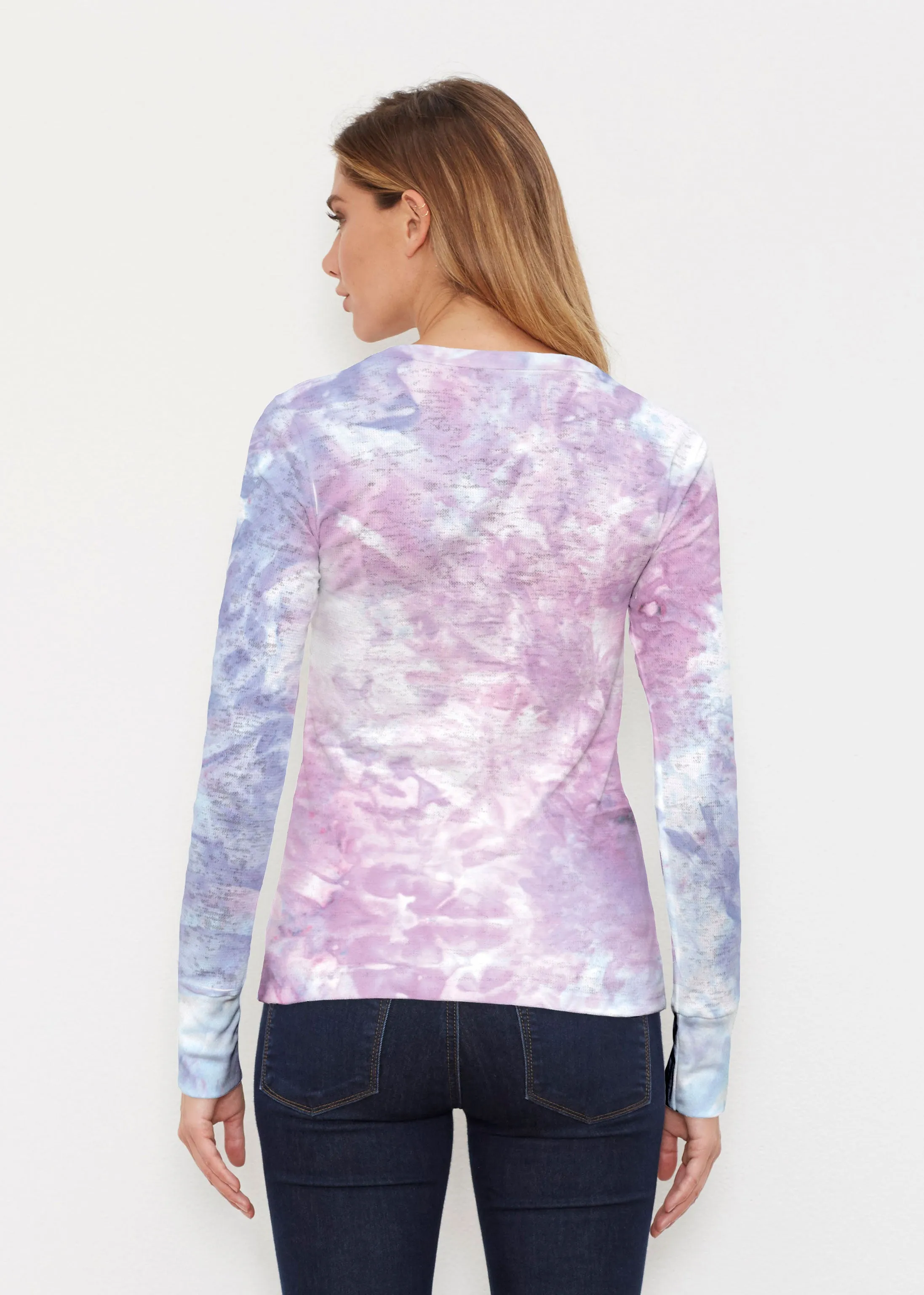 Boho Ice (16230) ~ Thermal Long Sleeve Crew Shirt
