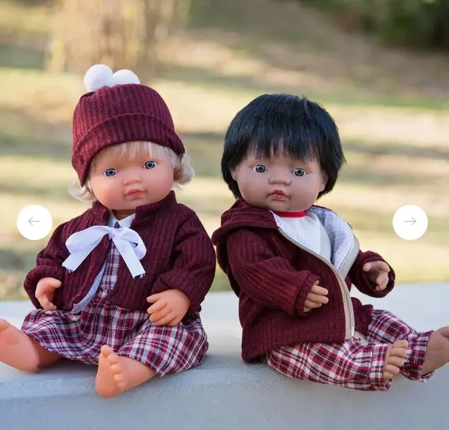 Cold Weather Dolls Dress Set 38cm