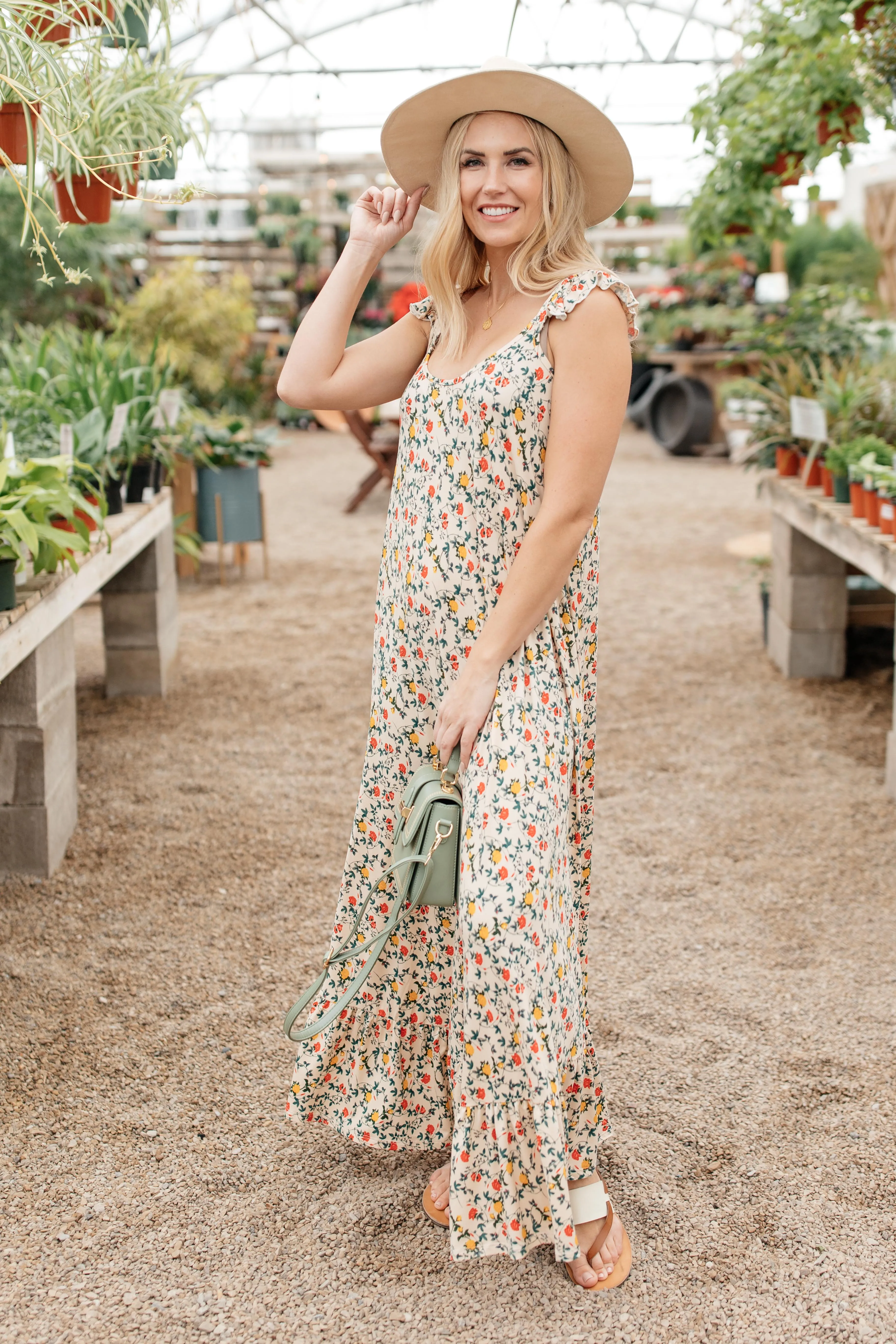 Dream Getaway Dress in Ivory