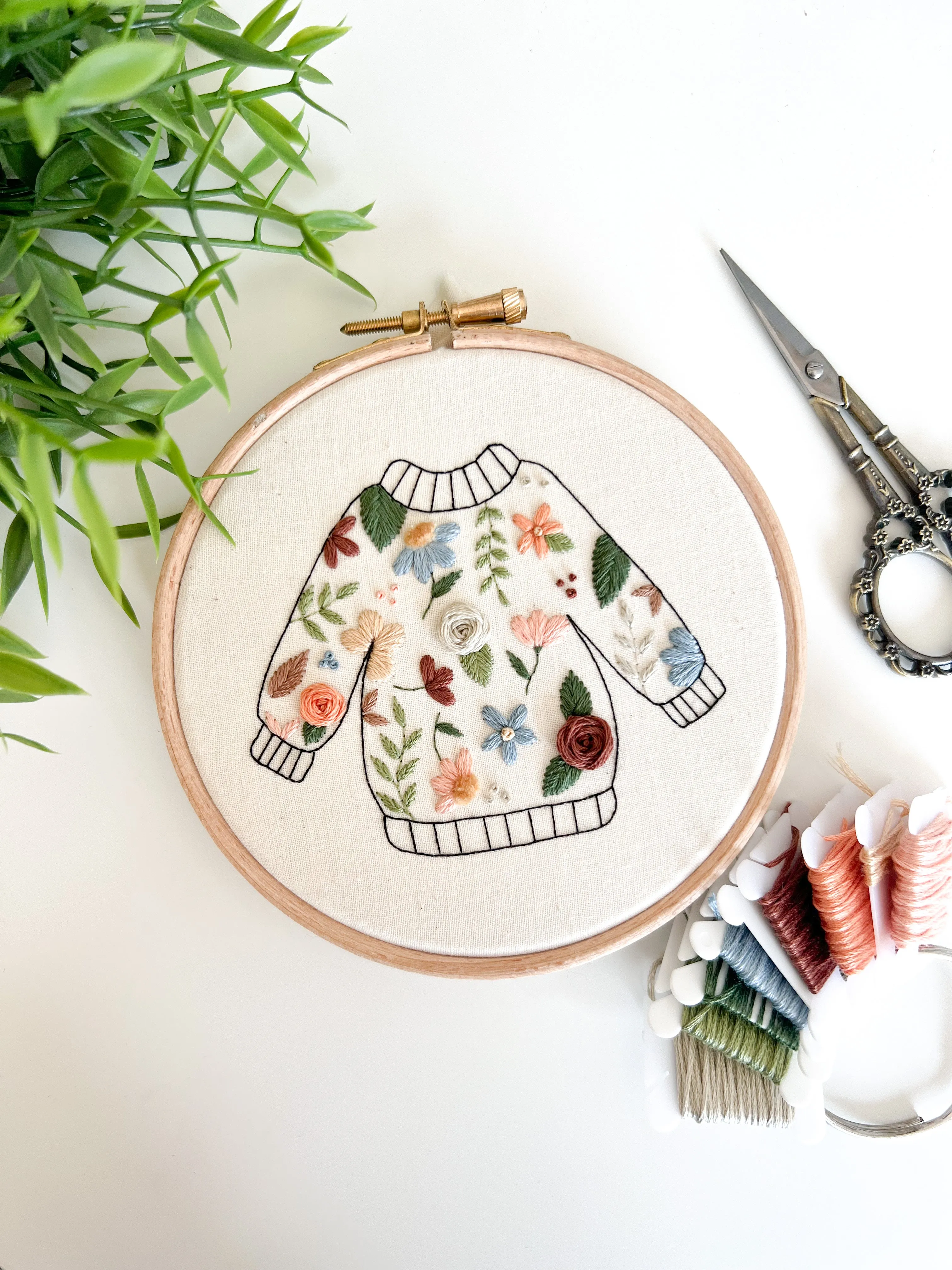 Embroidered Jumper Embroidery Pattern