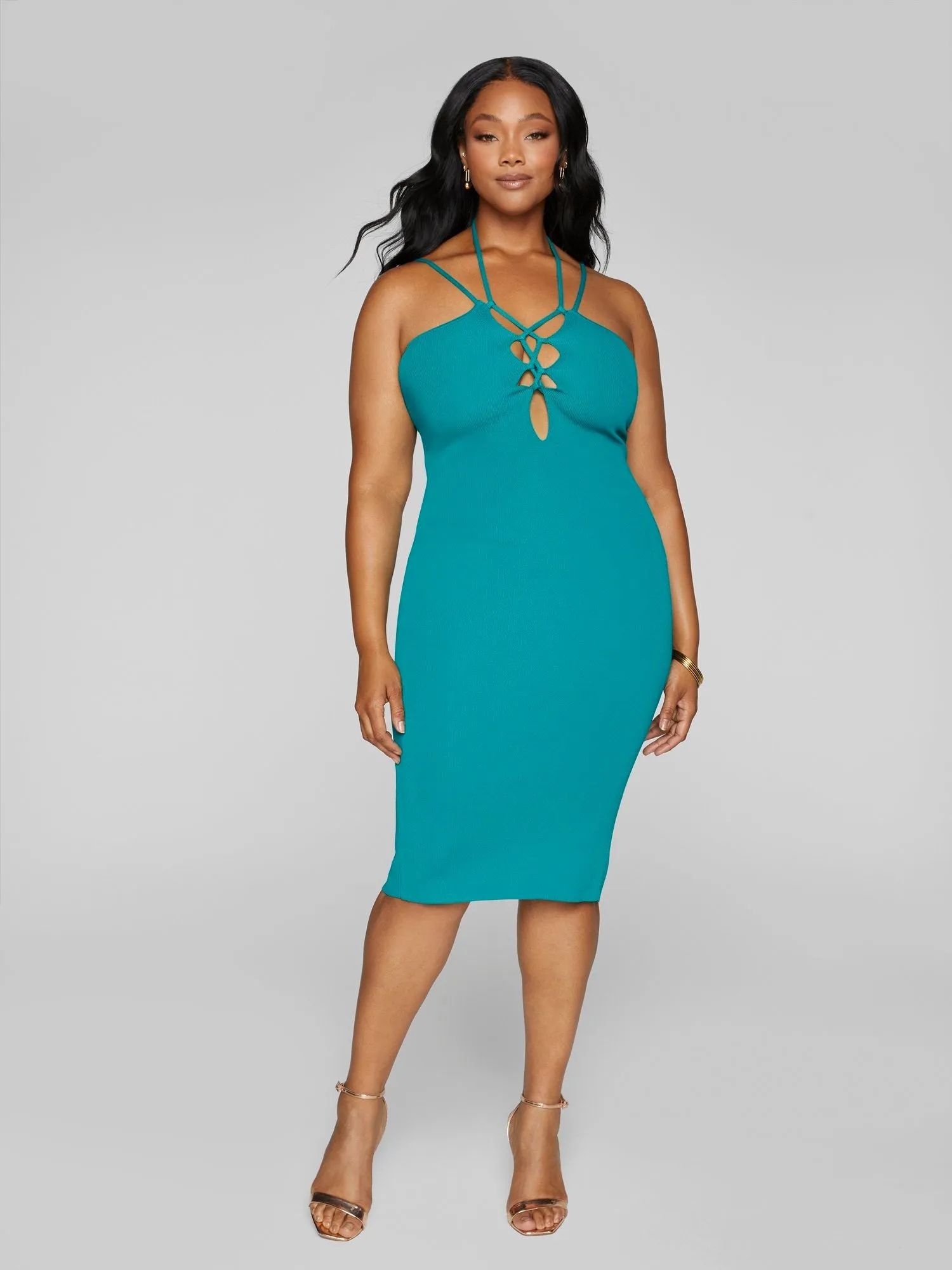 Fashion To Figure - Lynae Knit Midi Dress