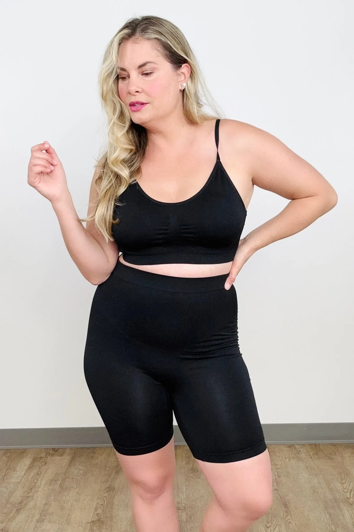 FawnFit Solid Seamless Sports Bra & Butt Lift Shorts Set - 2 colors - Ships from The US