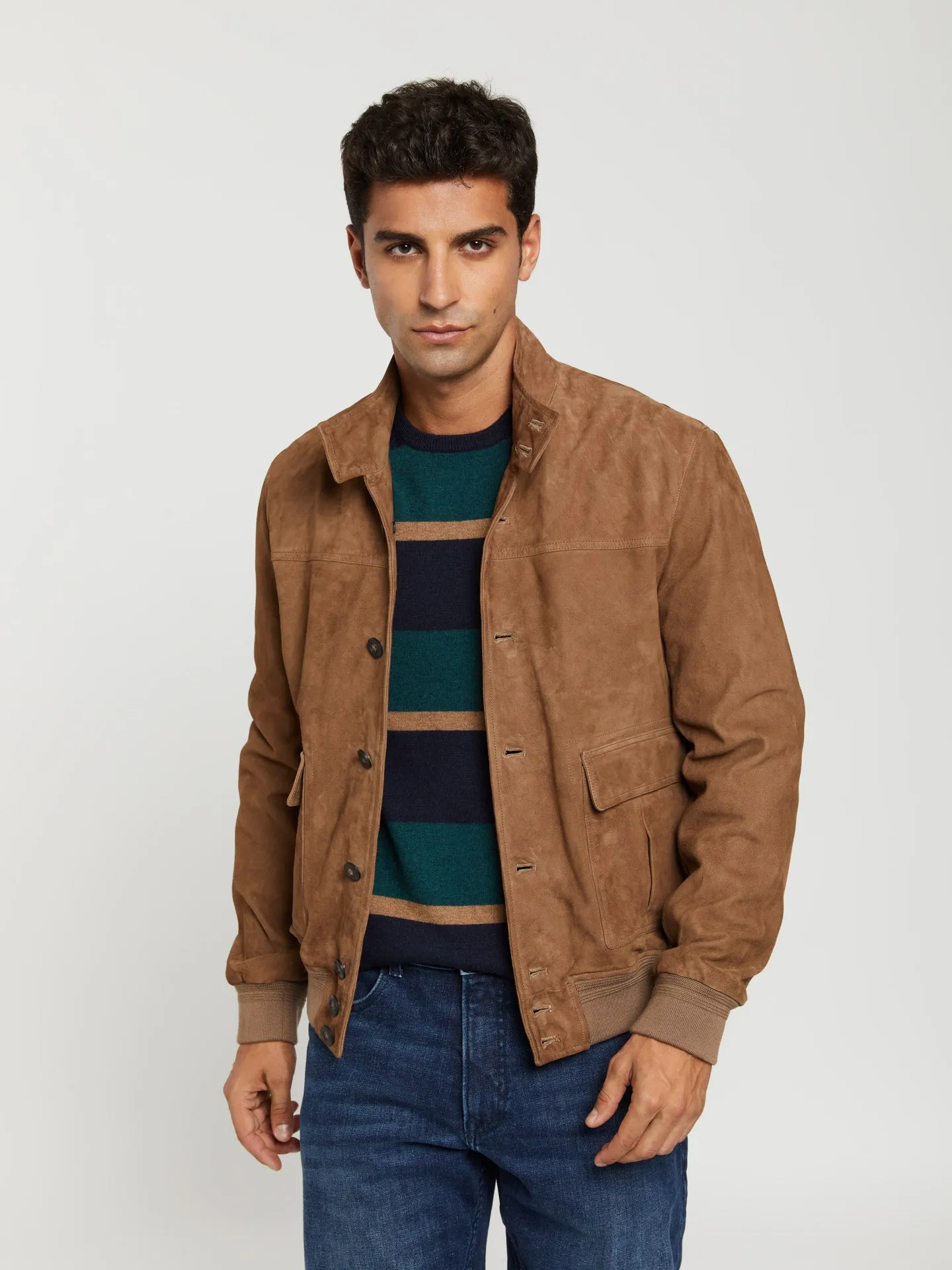 Gen z collection crew neck sweater with stripes