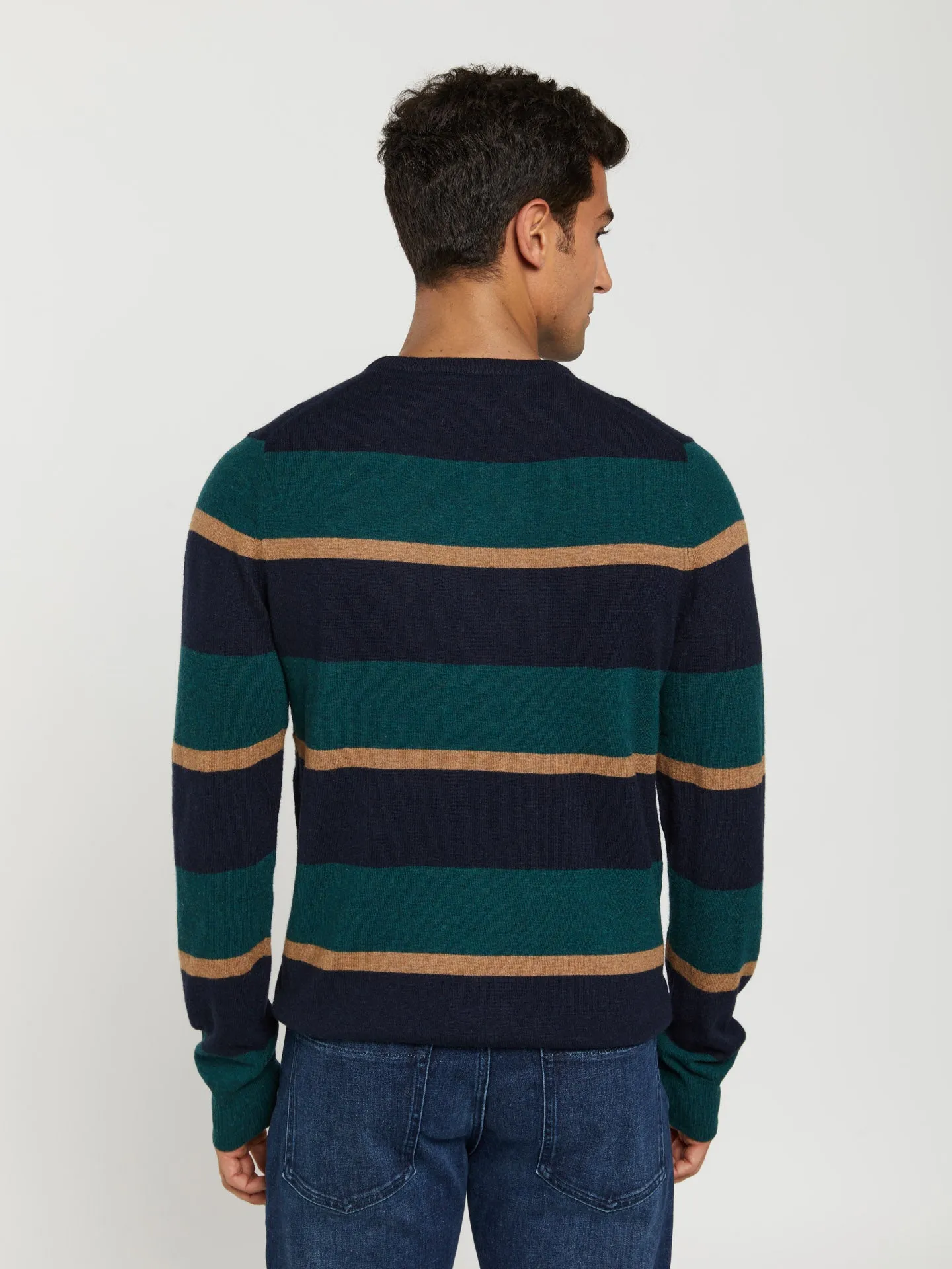 Gen z collection crew neck sweater with stripes