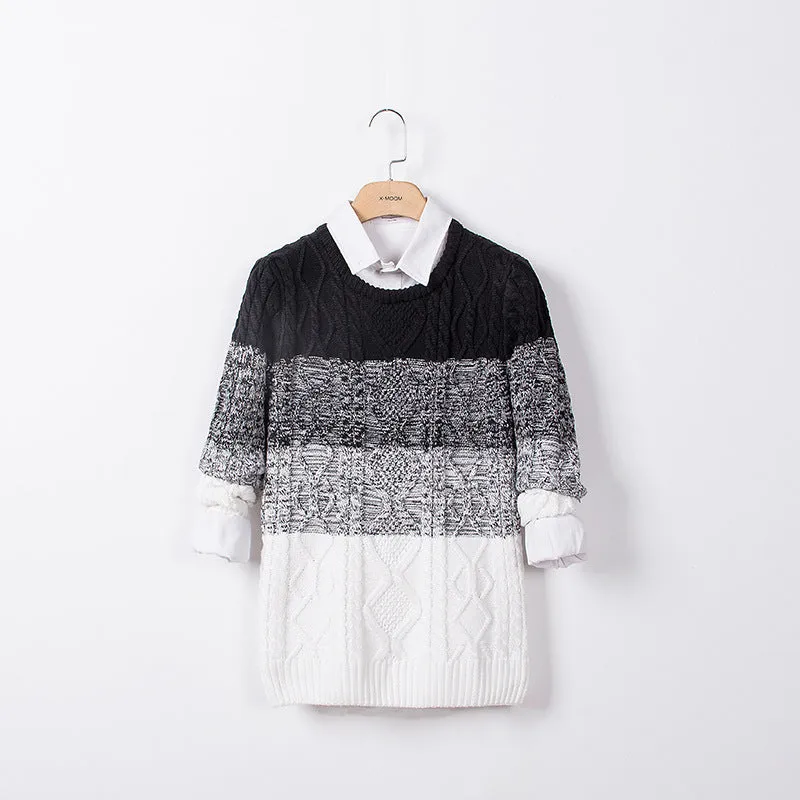 Gradient sweater men