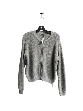 Jacket Faux Fur & Sherpa By Who What Wear In Grey, Size: M