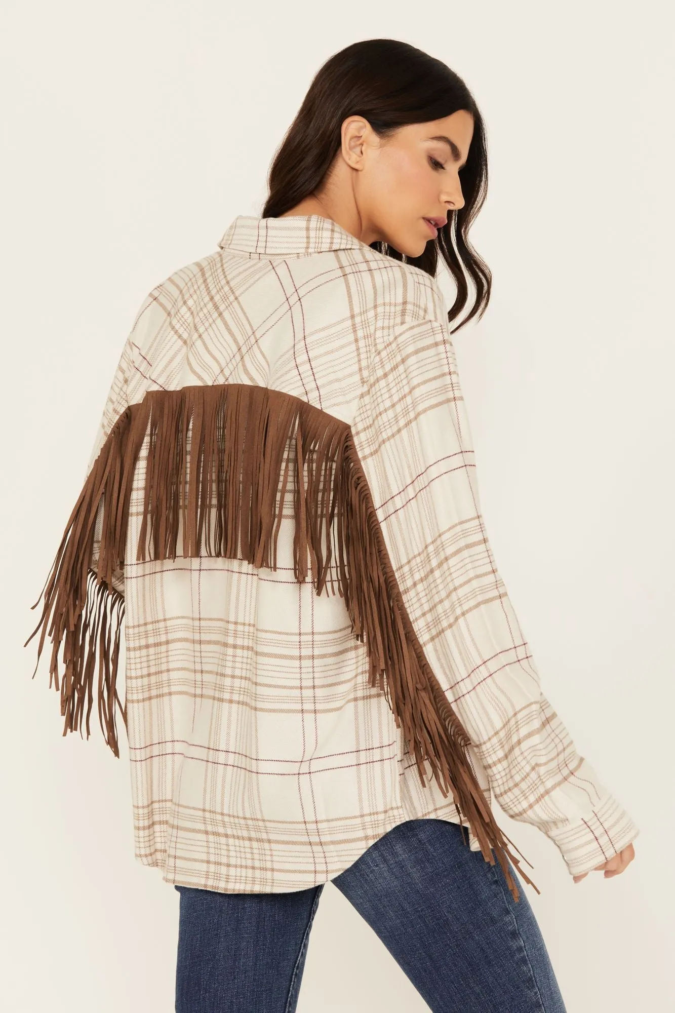 Kingfish Fringe Flannel Shirt
