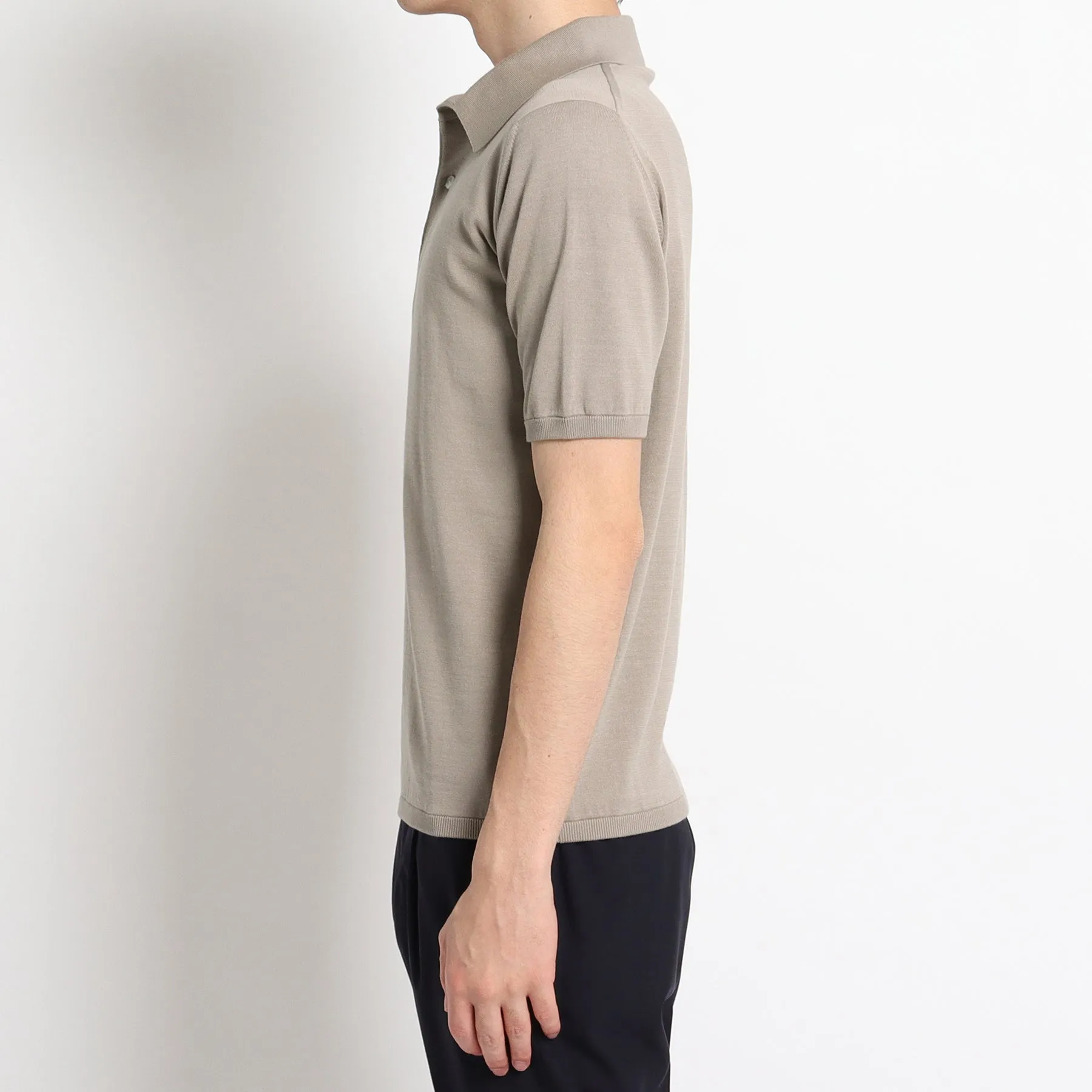 Knit Polo-shirt Color: Sand