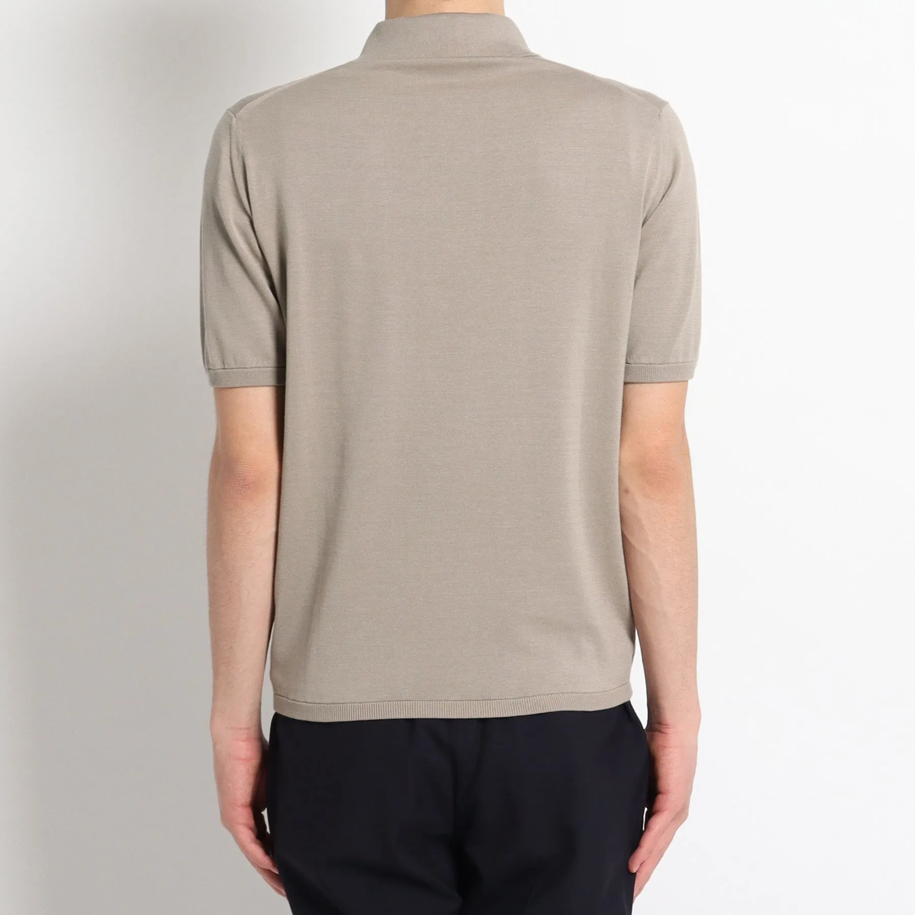 Knit Polo-shirt Color: Sand