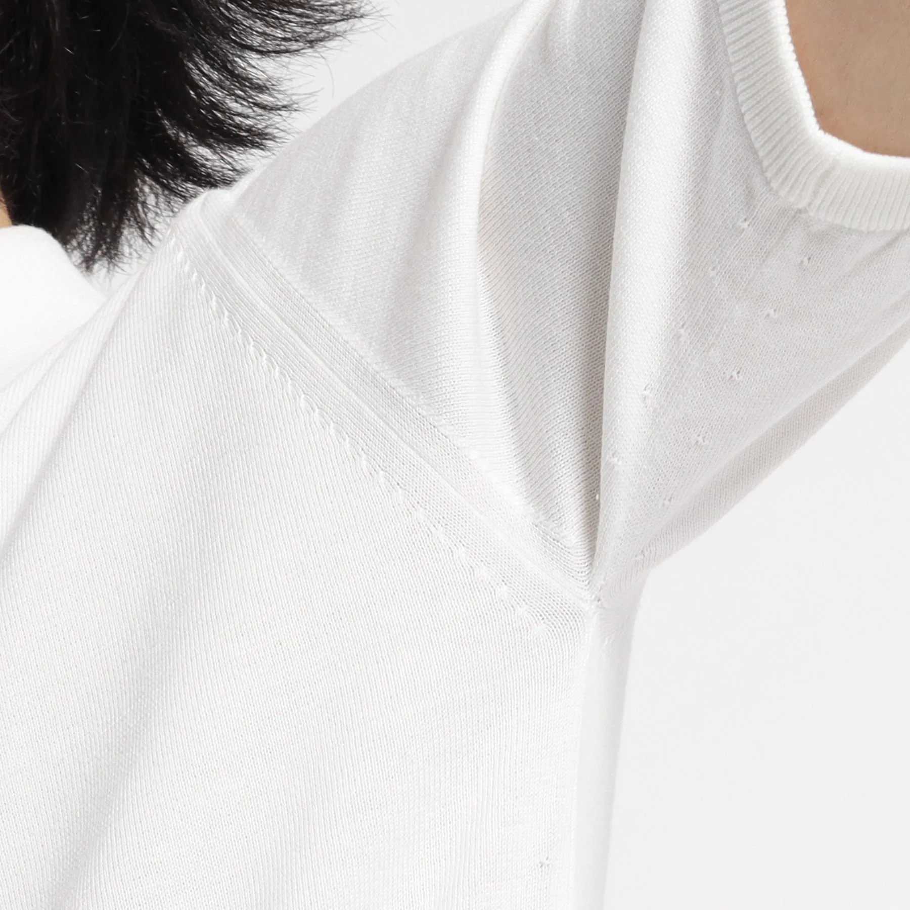 Knit Polo-shirt Color: White