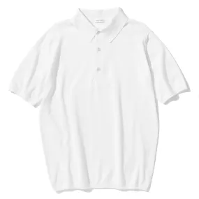 Knit Polo-shirt Color: White