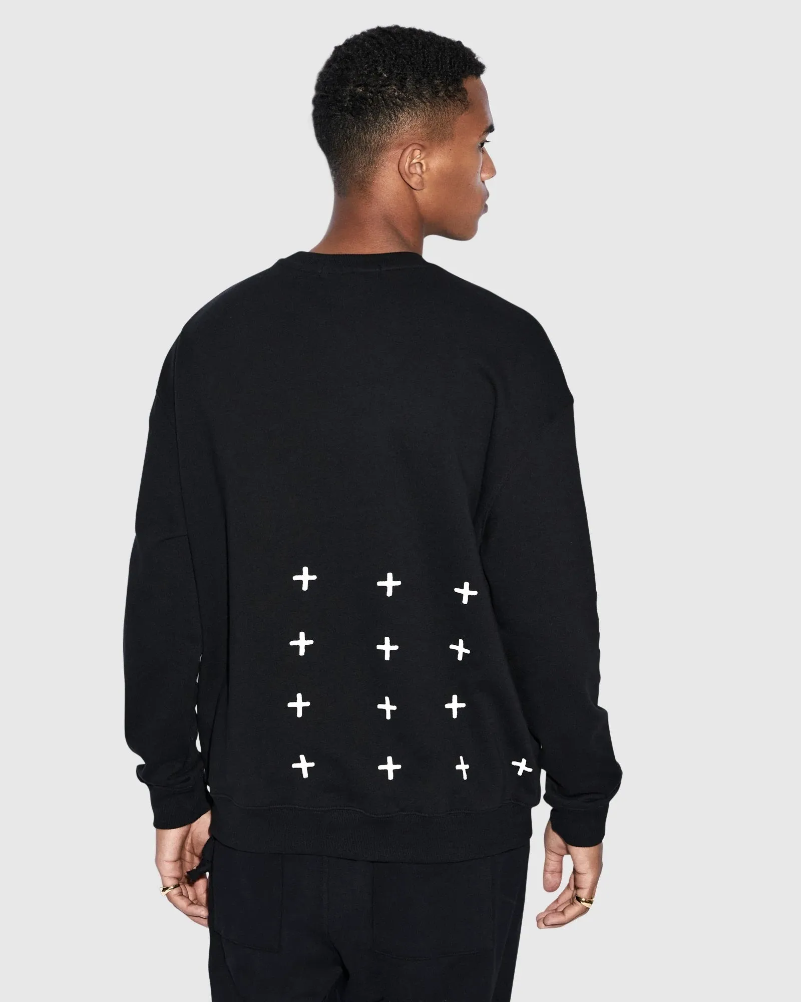 KSUBI - 4x4 Biggie Sweat-Shirt Crew (Black)