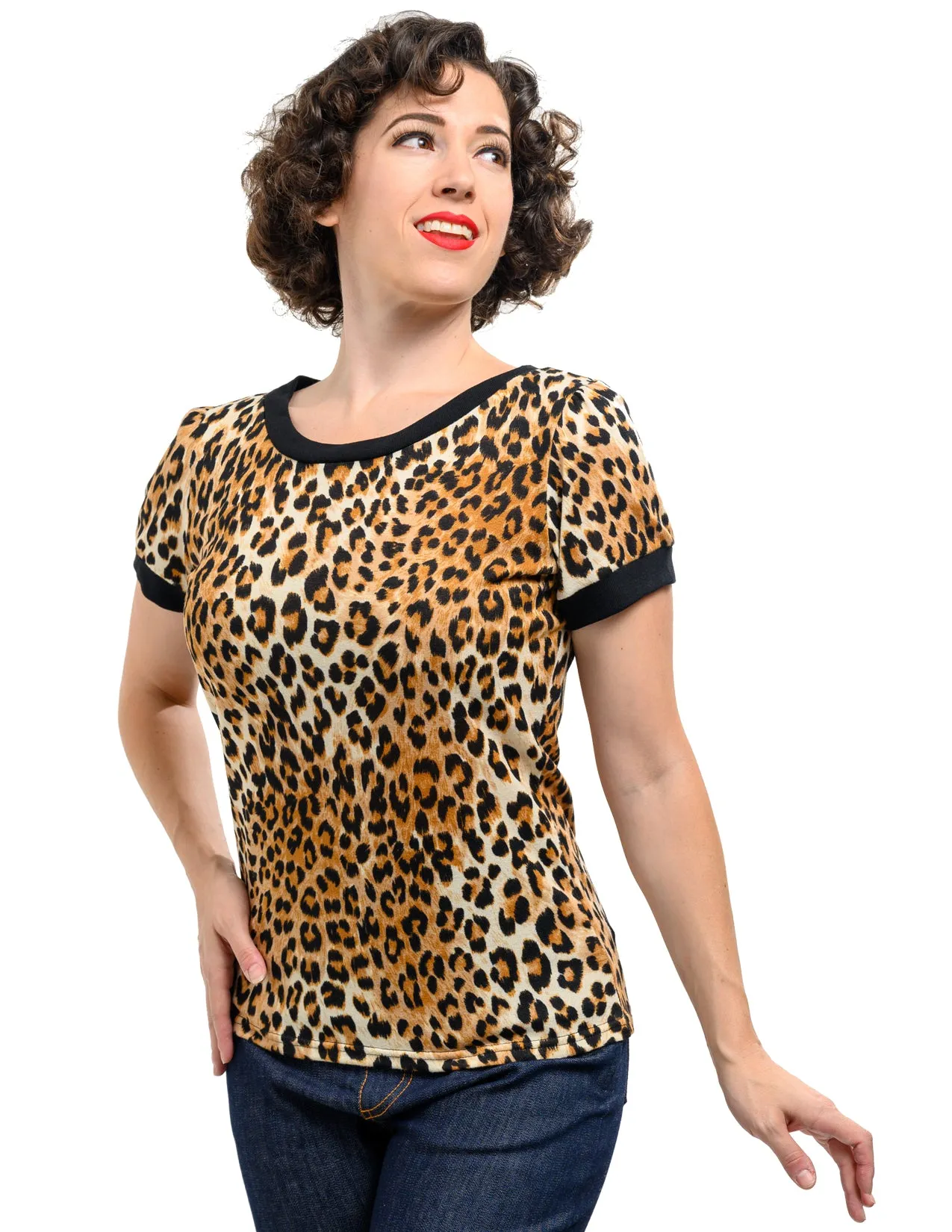 Leopard Sweater Top