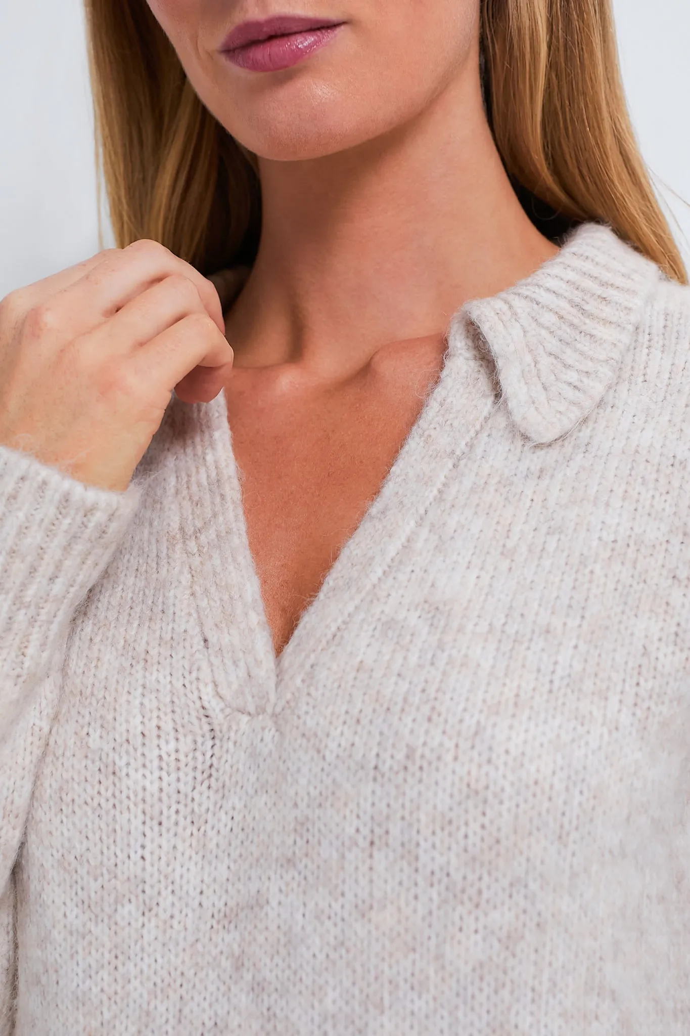 Light Oatmeal Redford Sweater Dress