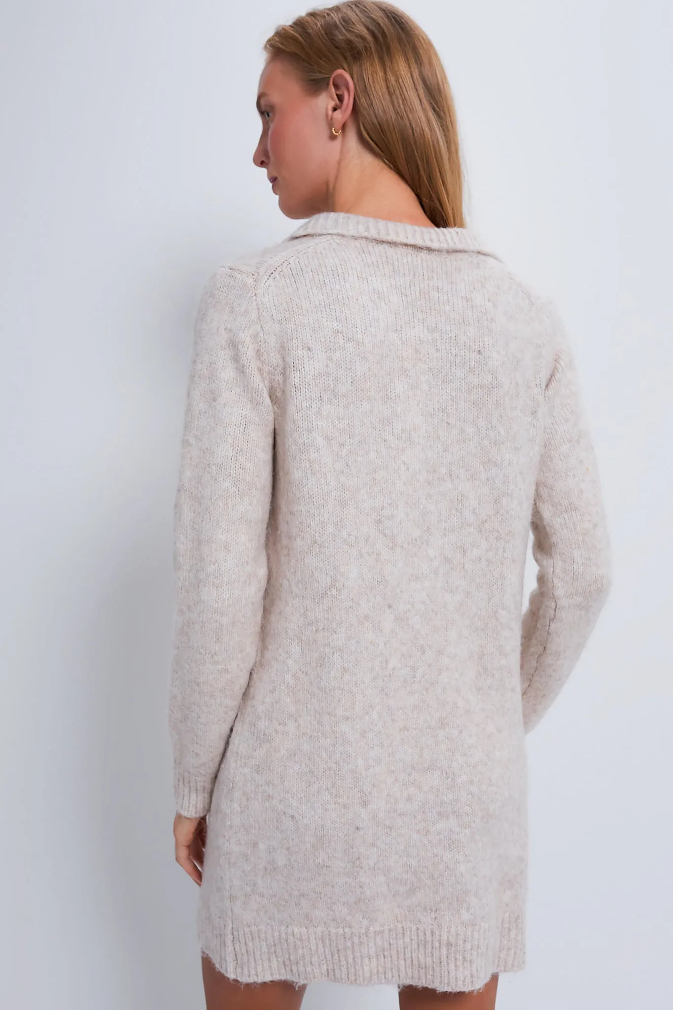 Light Oatmeal Redford Sweater Dress