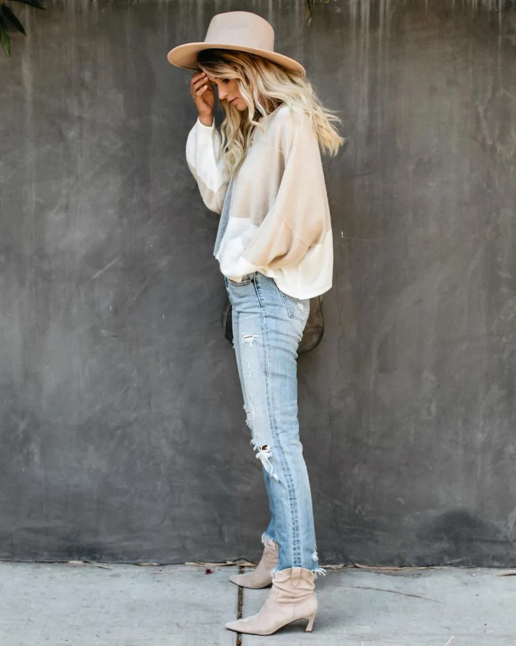 Love to Lounge Colorblocked Sweater