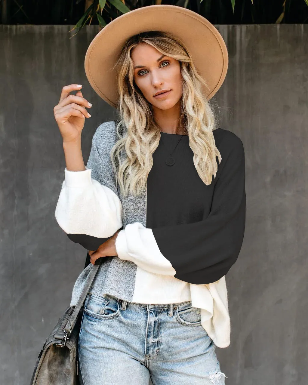 Love to Lounge Colorblocked Sweater