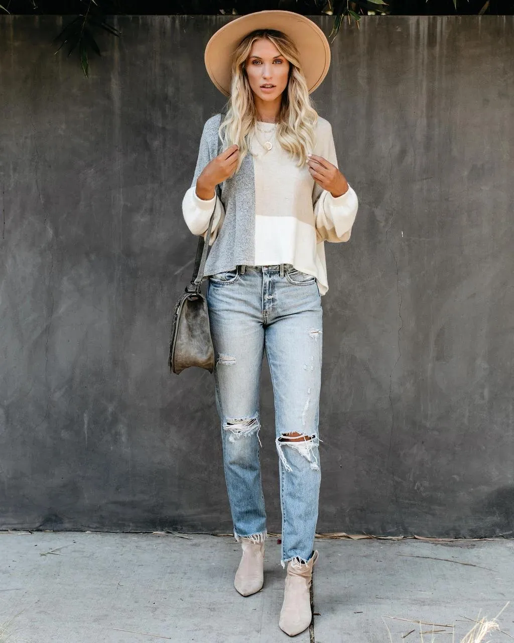 Love to Lounge Colorblocked Sweater