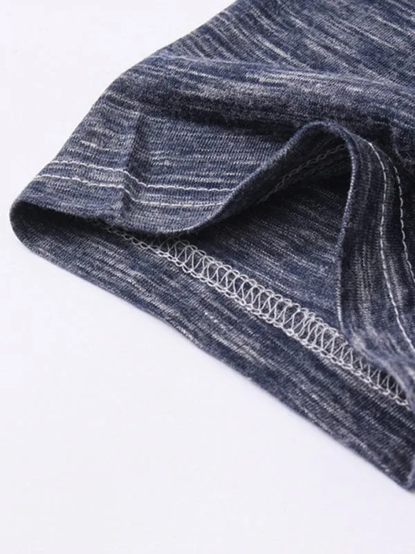 Men's Short Sleeve Henley Collar Shirt