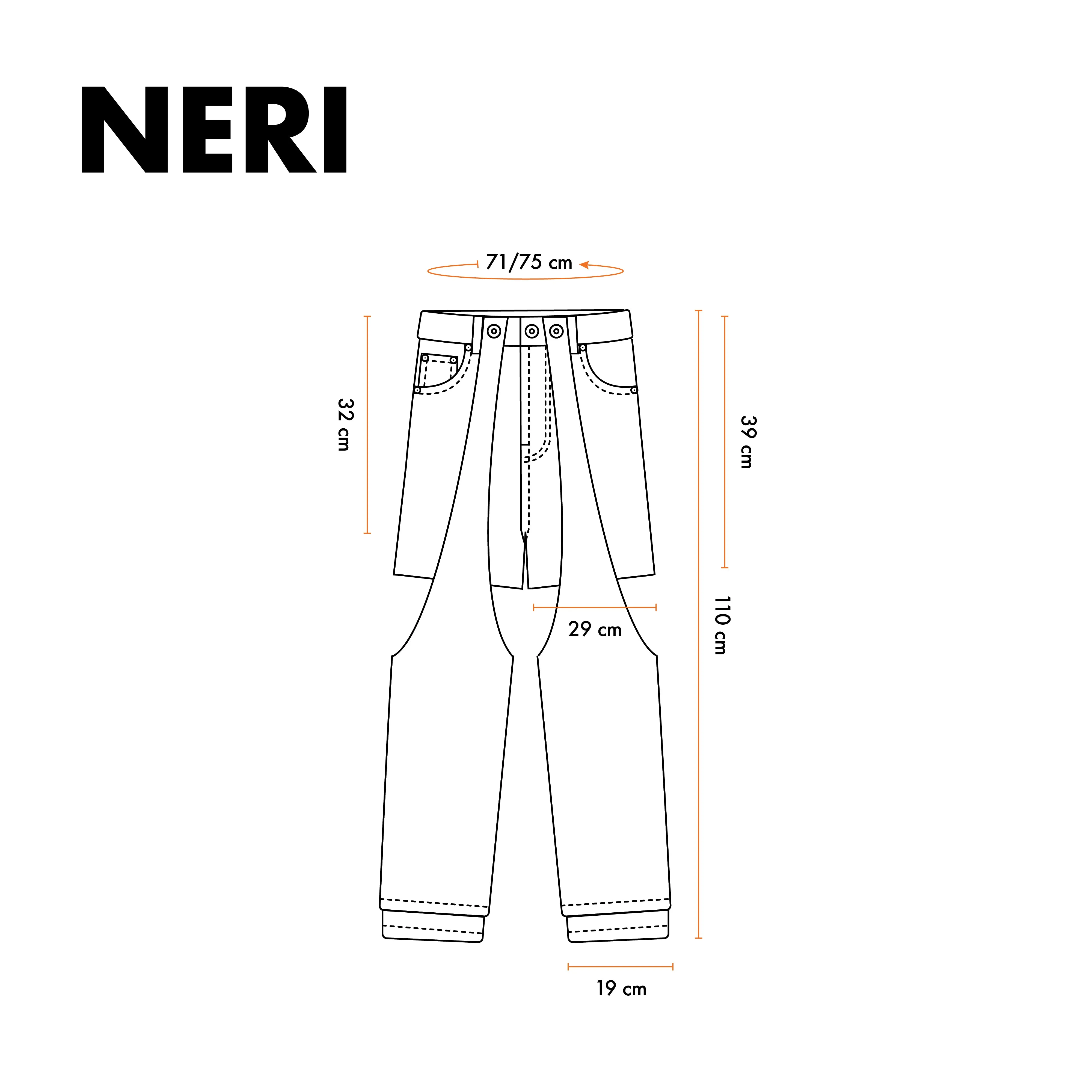 NERI PANTS BLUE