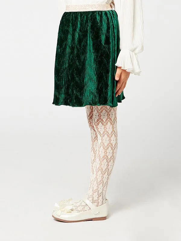 One Friday Green Victorian Skirt