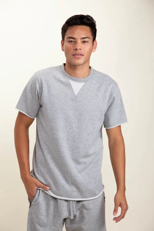 Organic Cotton Blend Lounge to Street Top