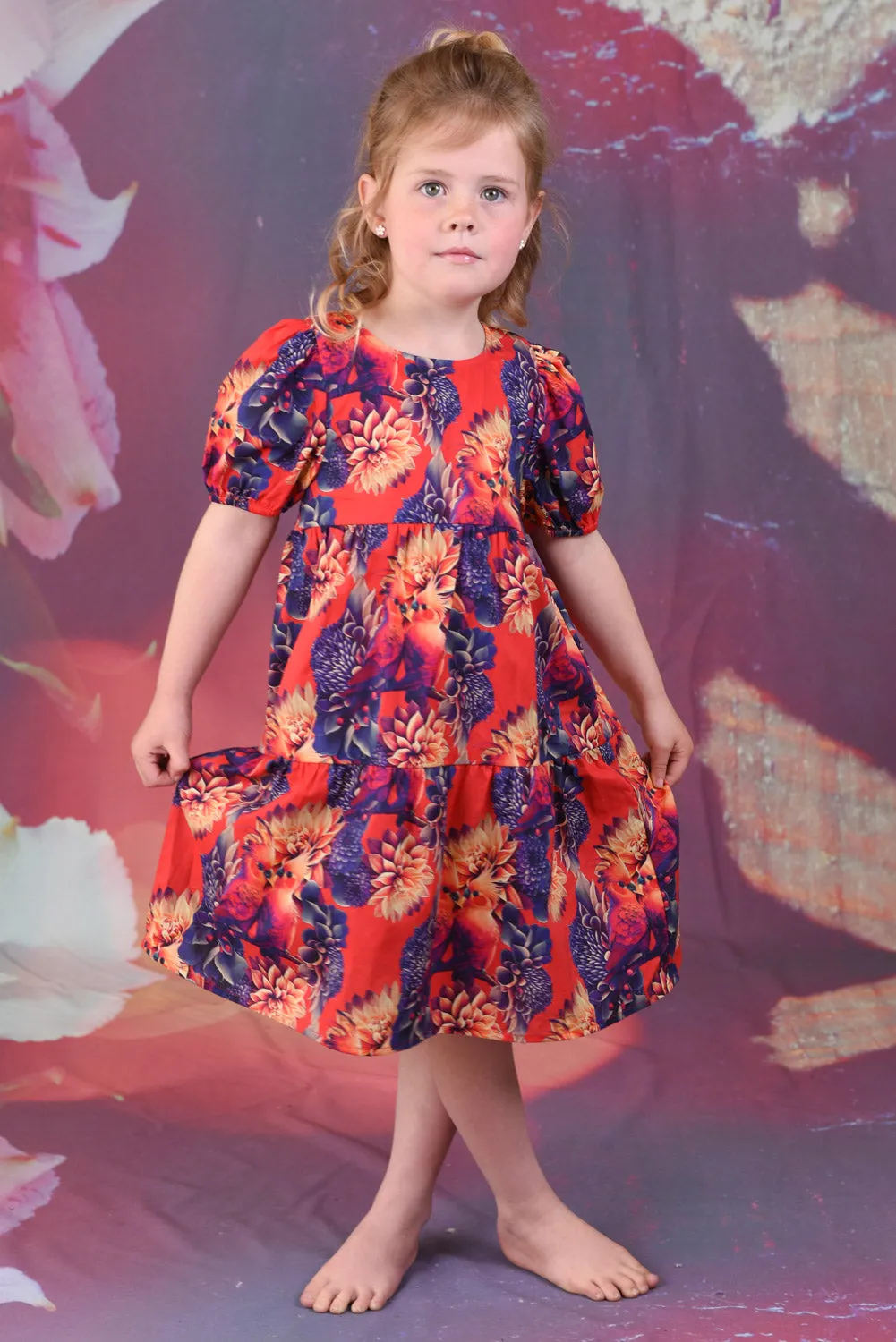Pearl Girl's Dress - Love Birds - SALE
