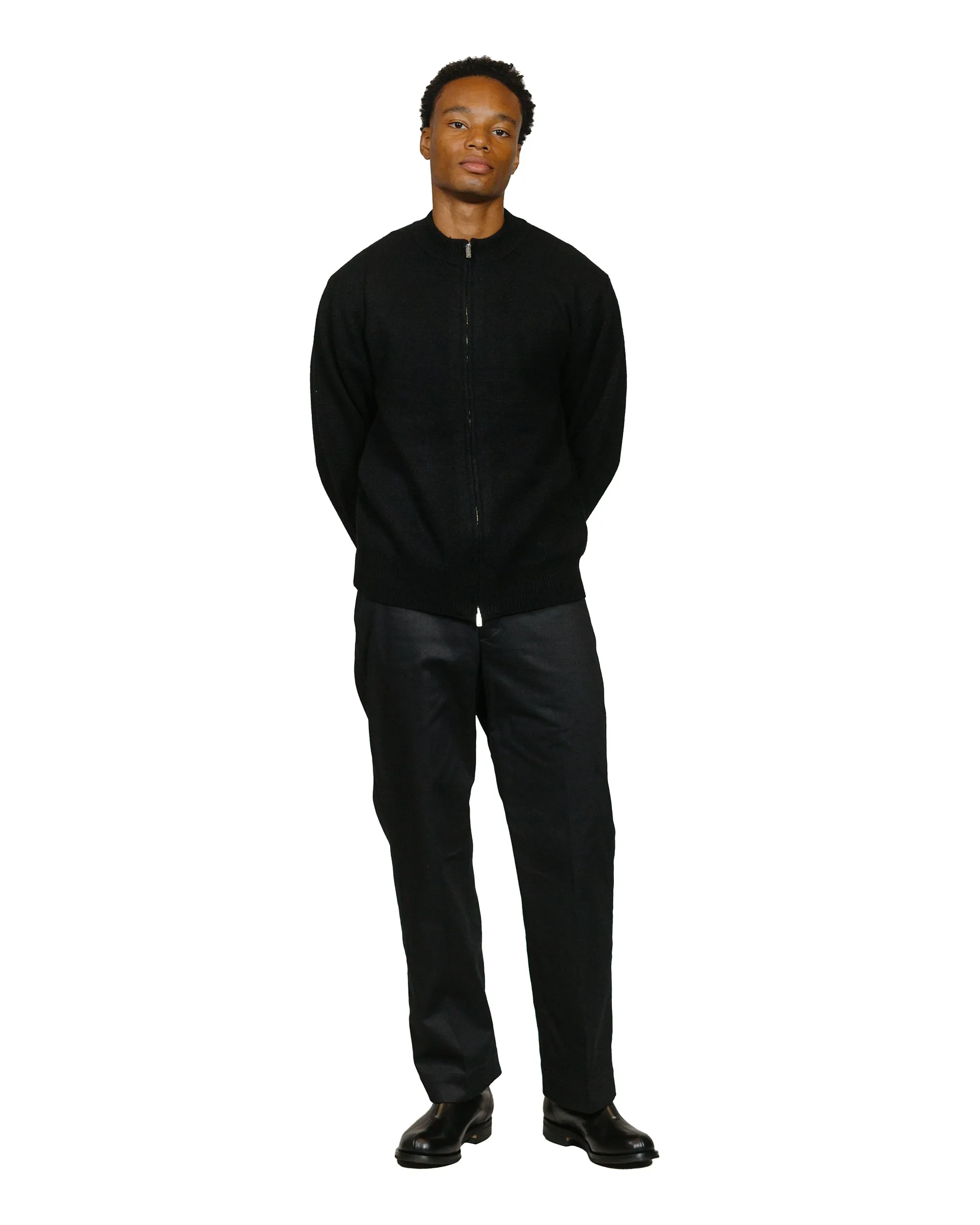Phigvel Officer Trousers (Regular) Ink Black