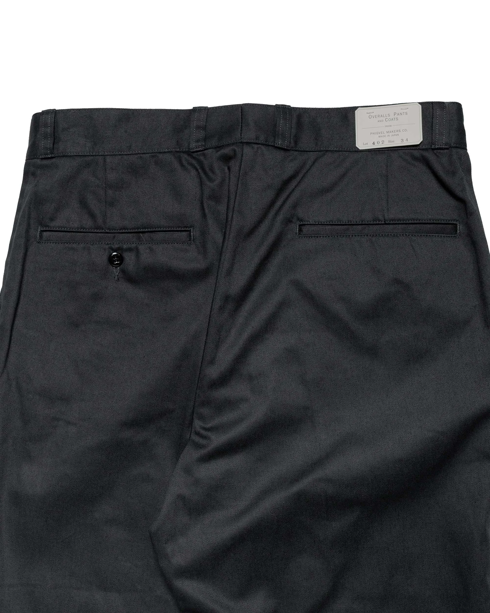 Phigvel Officer Trousers (Regular) Ink Black