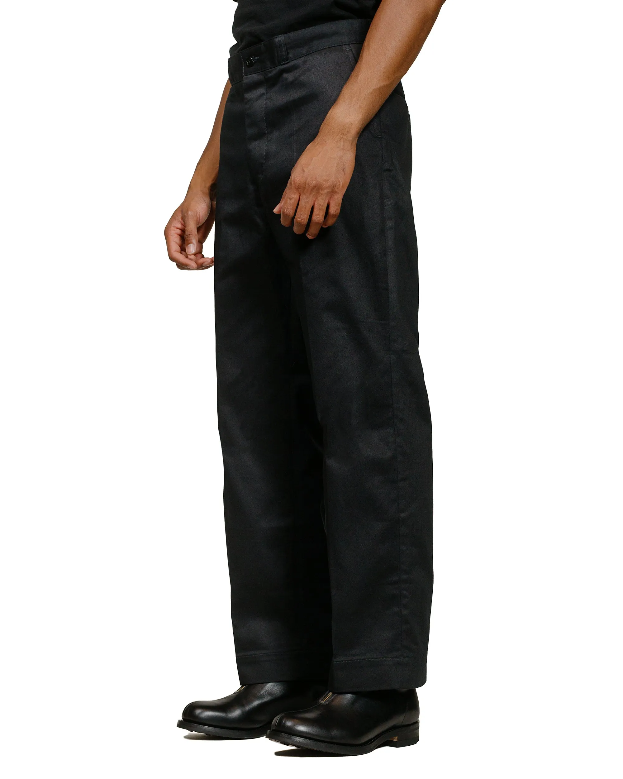 Phigvel Officer Trousers (Regular) Ink Black