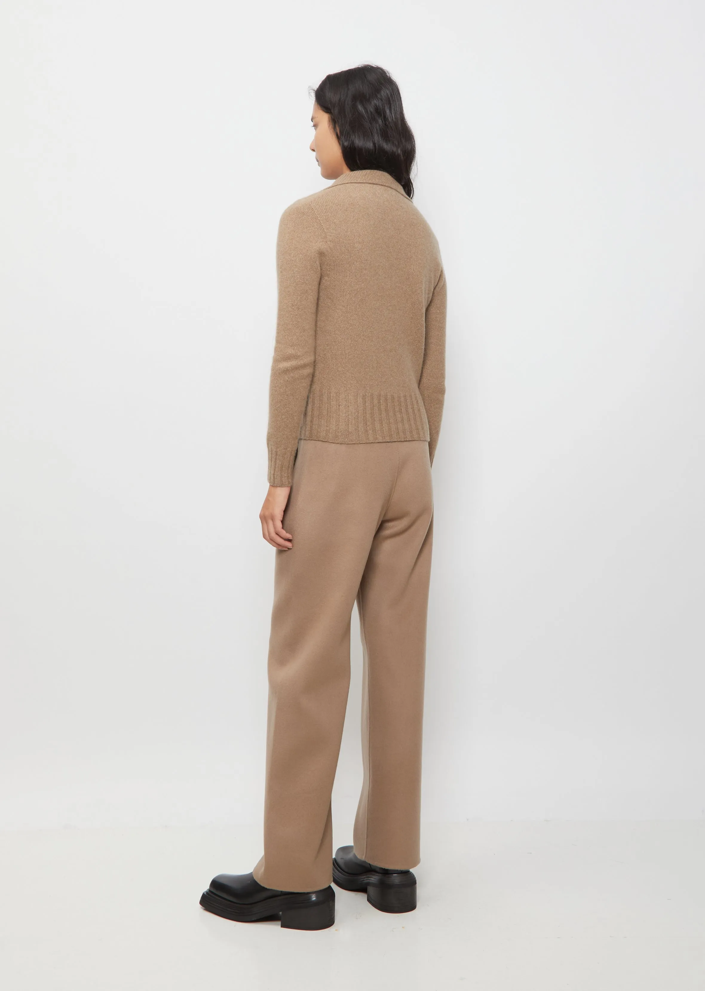 Polo Sweater — Brown