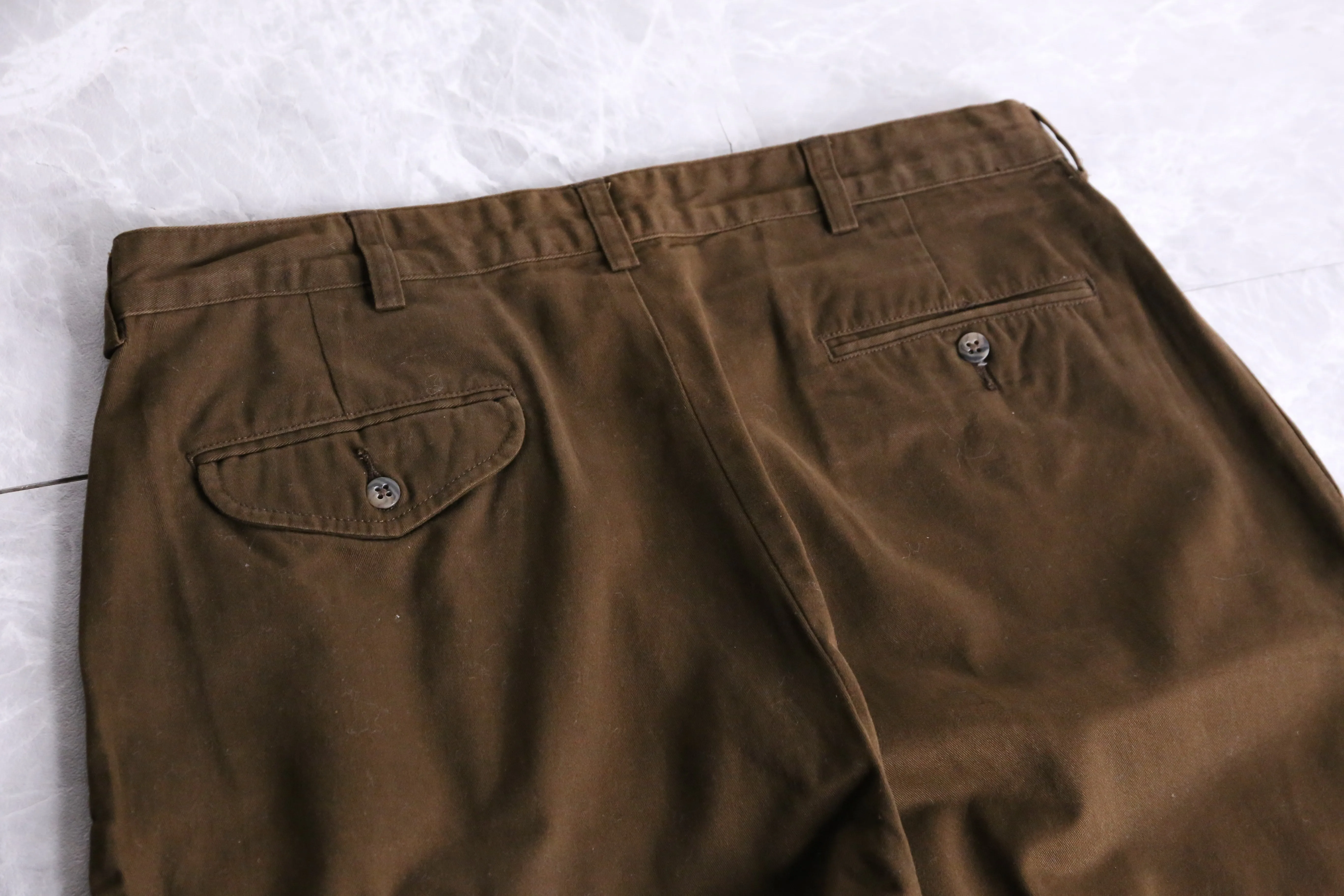 "Polo by Ralph Lauren" dark brown chino pants