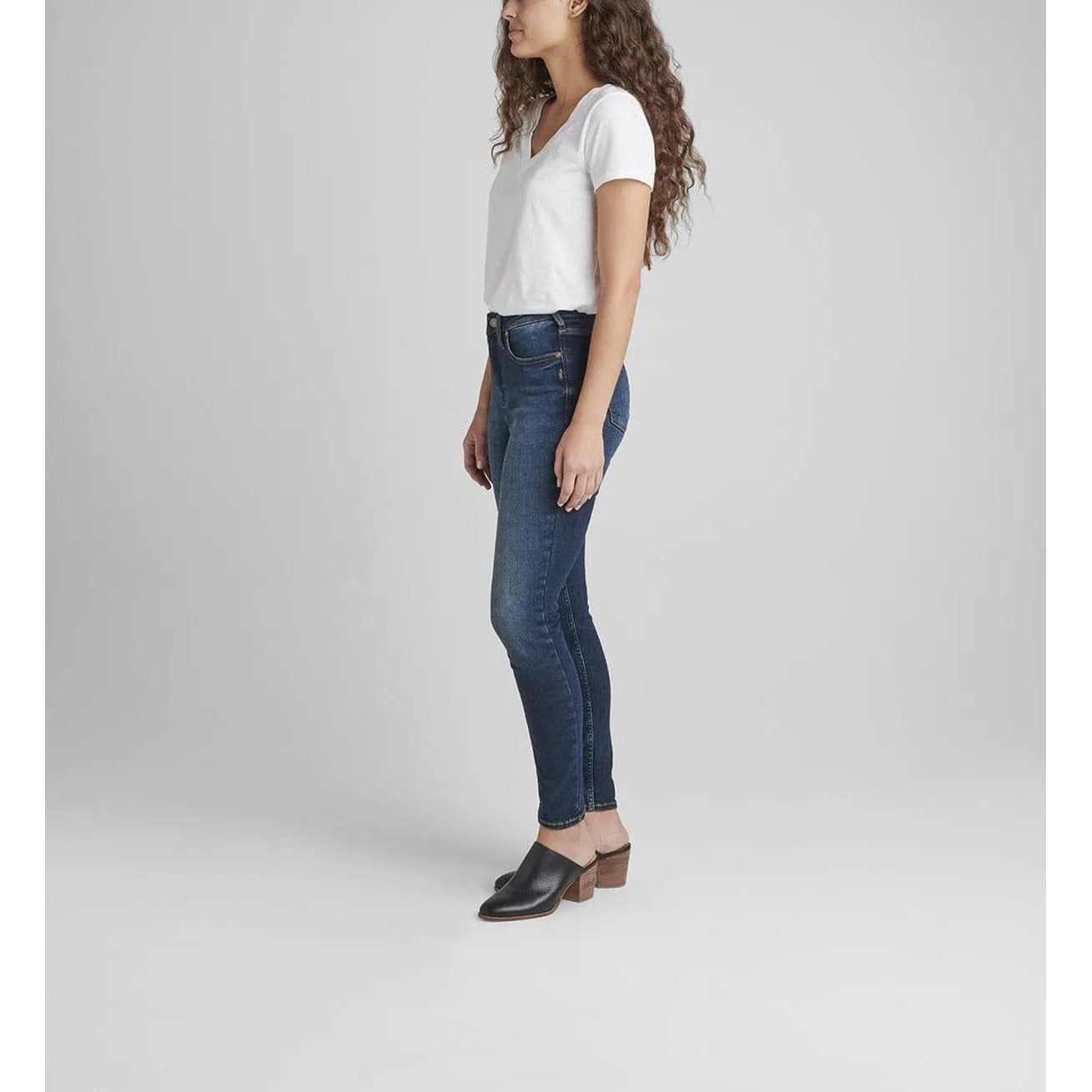 Silver Infinite Fit High Rise Skinny Indigo