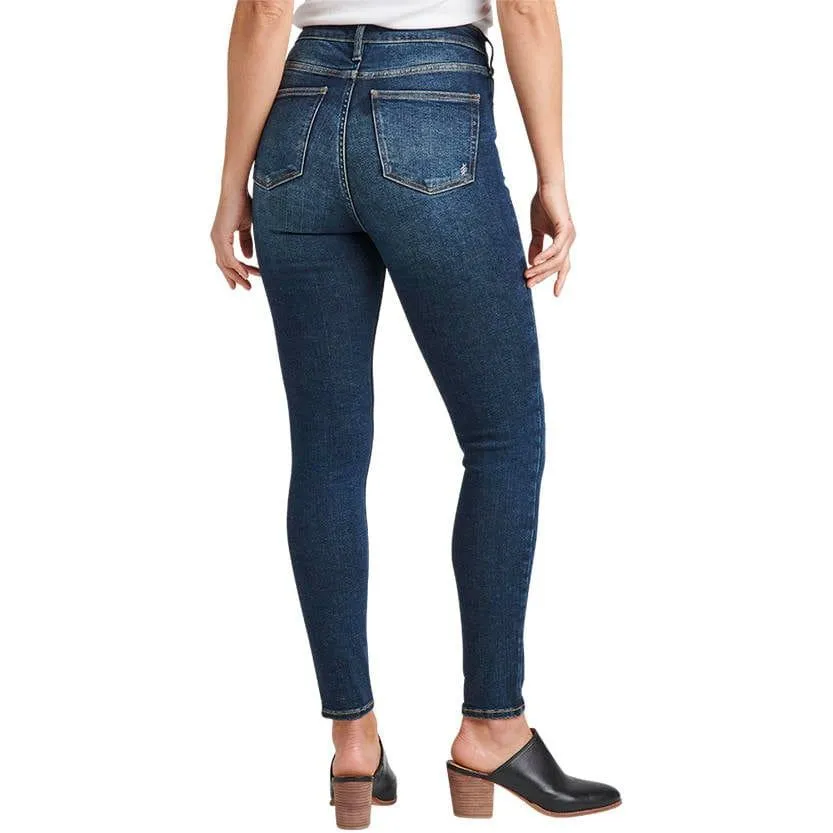 Silver Infinite Fit High Rise Skinny Indigo