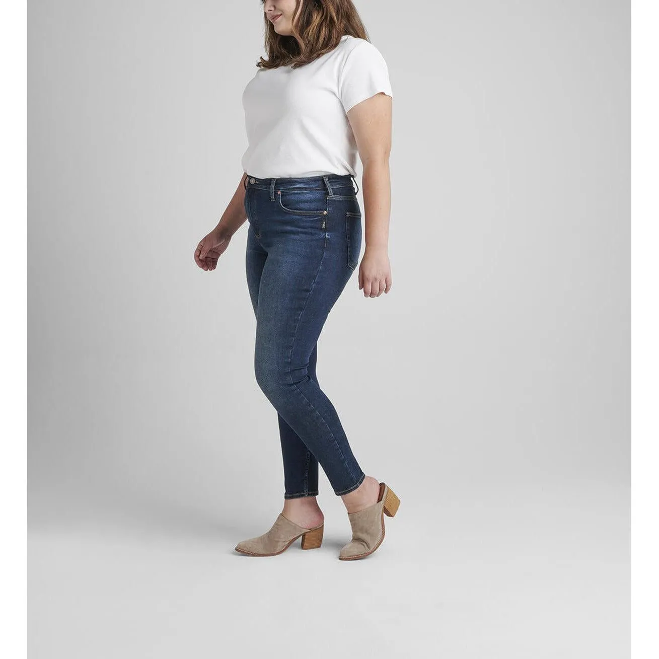 Silver Infinite Fit High Rise Skinny Indigo