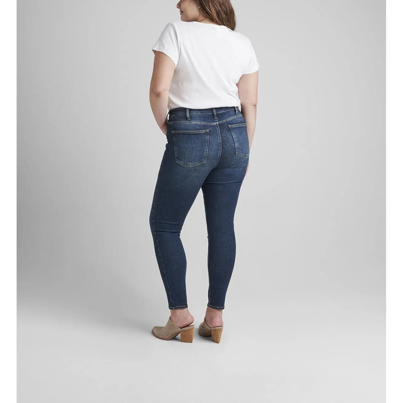 Silver Infinite Fit High Rise Skinny Indigo