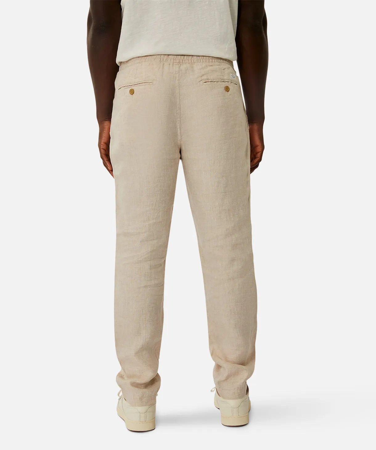 The Capri Linen Pant - YD Wheat