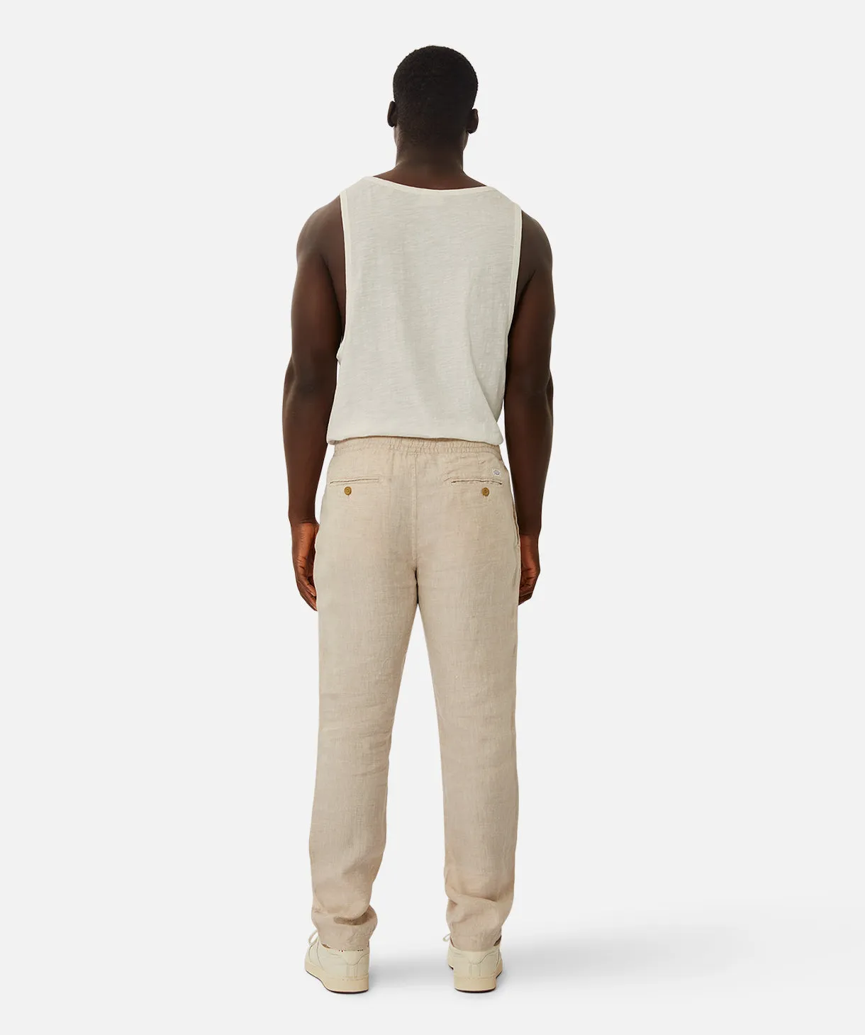 The Capri Linen Pant - YD Wheat