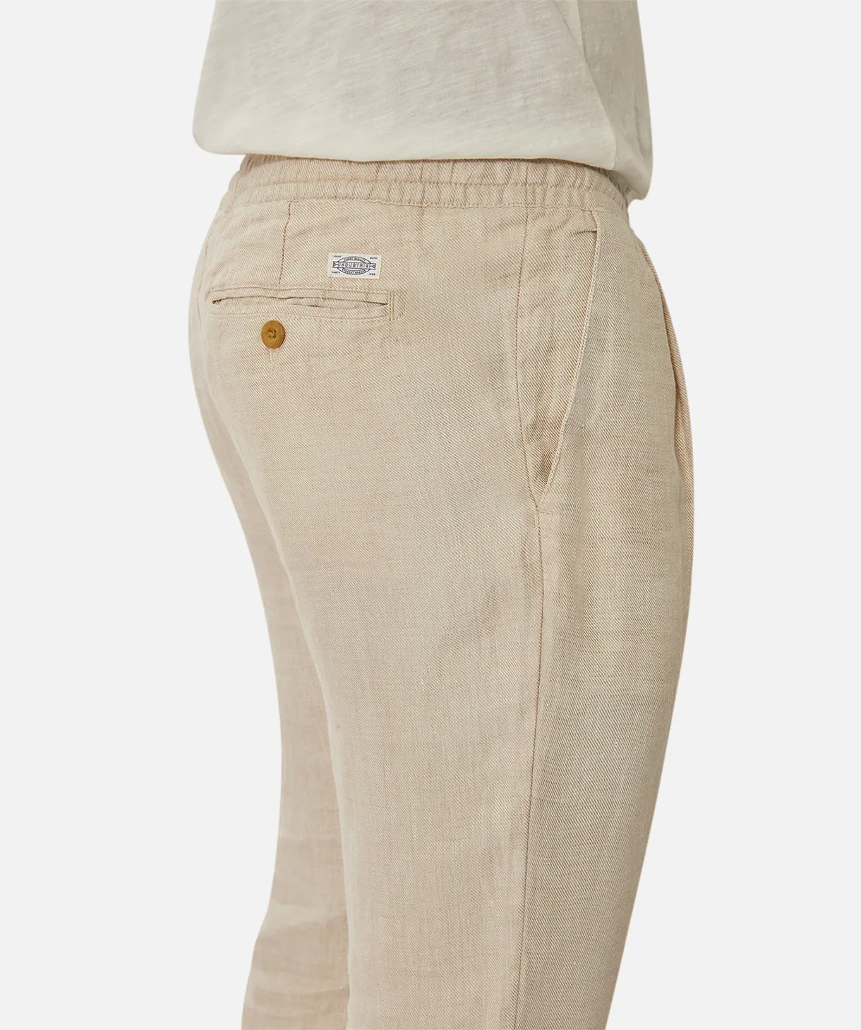 The Capri Linen Pant - YD Wheat