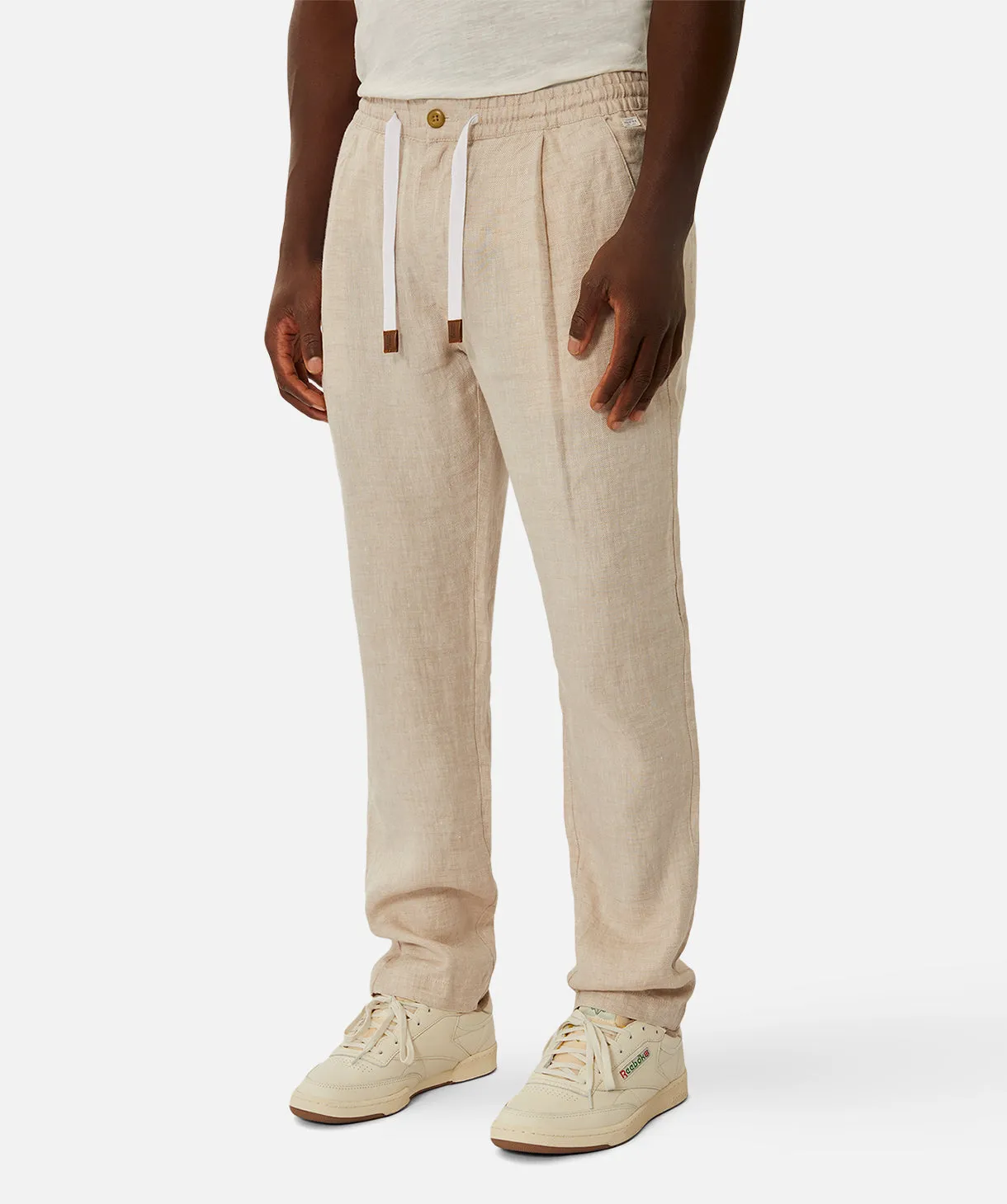 The Capri Linen Pant - YD Wheat