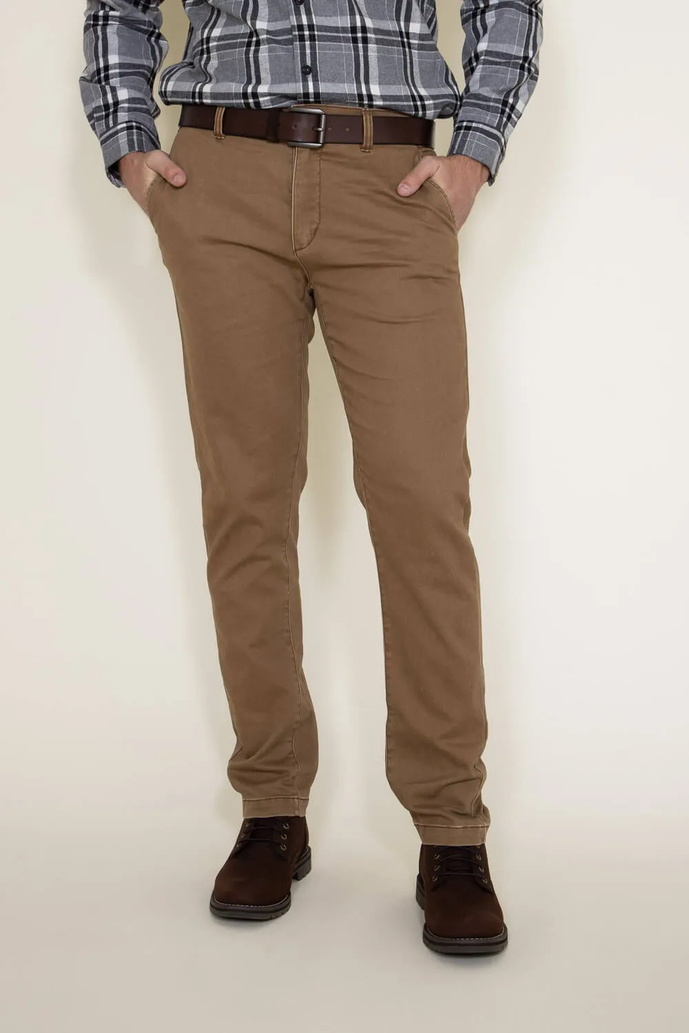 Union Lounge Chino Pants for Men in Chestnut | H3544Y2-CHESTNUT