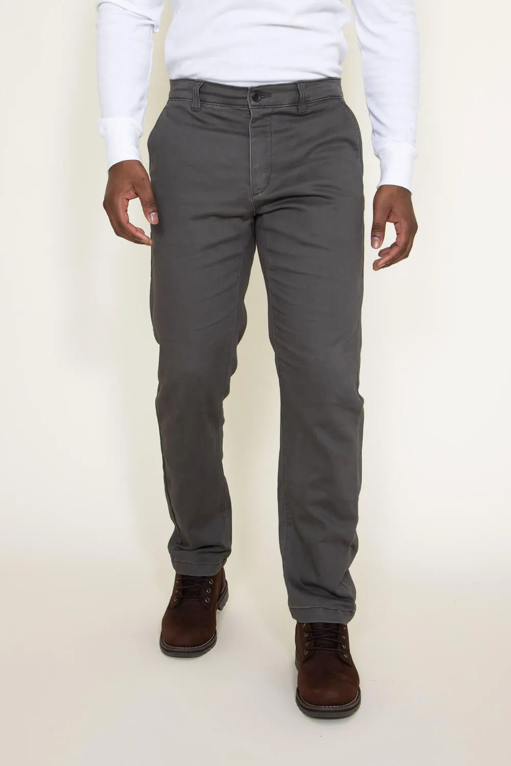 Union Lounge Chino Pants for Men in Grey  | H3544Y2-FLINT