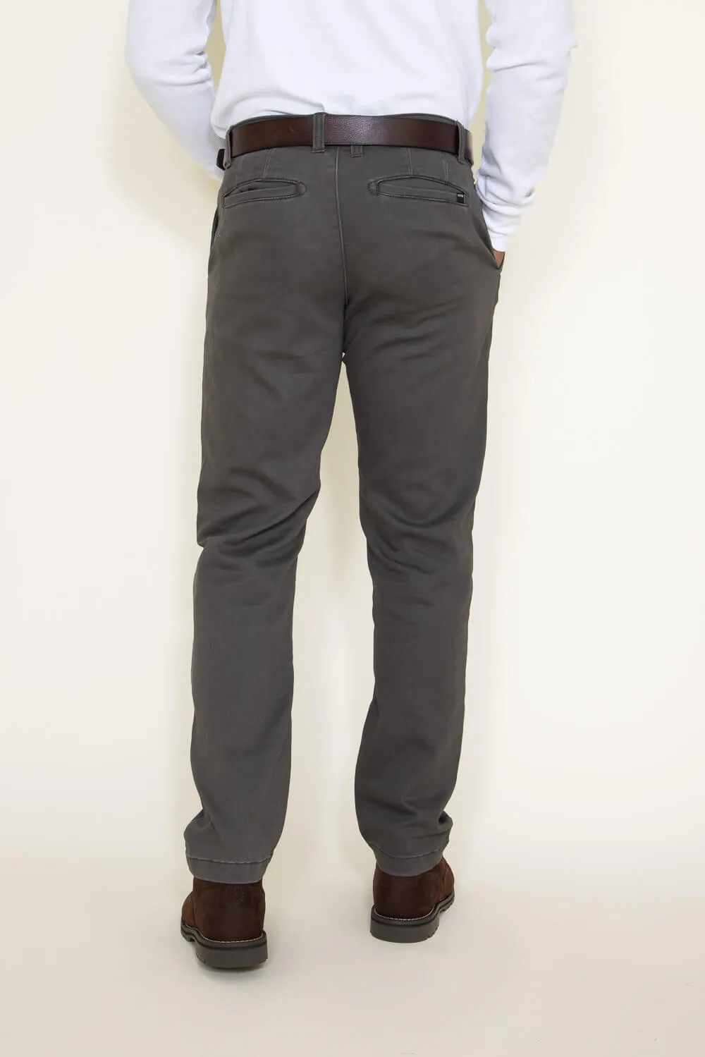 Union Lounge Chino Pants for Men in Grey  | H3544Y2-FLINT