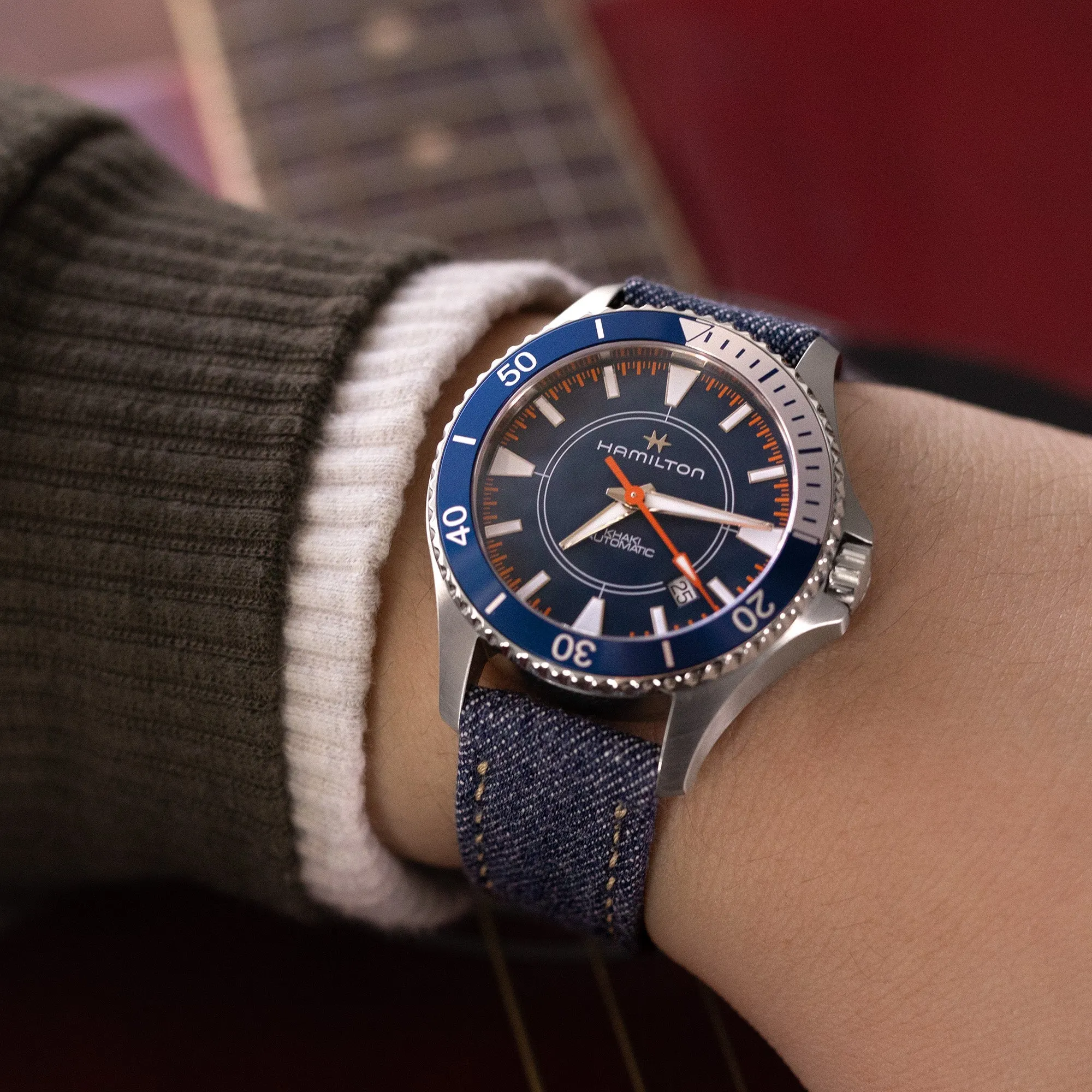 Upcycled Denim Blue Quick Release